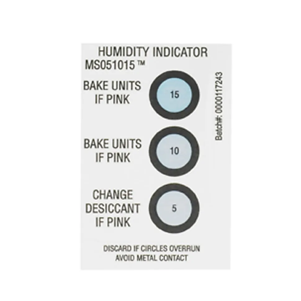 Partners Brand 5-10-15% Humidity Indicators 2" x 3", Case of 125