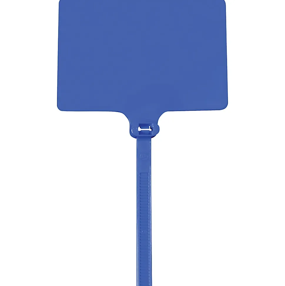 Partners Brand Identification Cable Ties, 6", Blue, Case Of 100