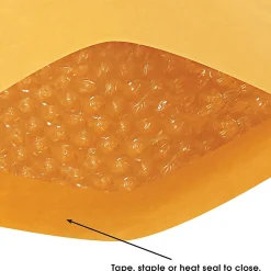 Partners Brand Kraft Heat-Seal Bubble Mailers, #2, 8 1/2