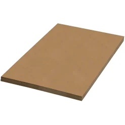 Partners Brand Material Kraft Corrugated Sheets, 24" x 72", Pack Of 20