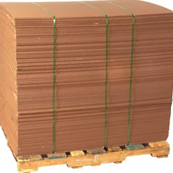 Partners Brand Material Kraft Corrugated Sheets, 24" x 60", Pack Of 20