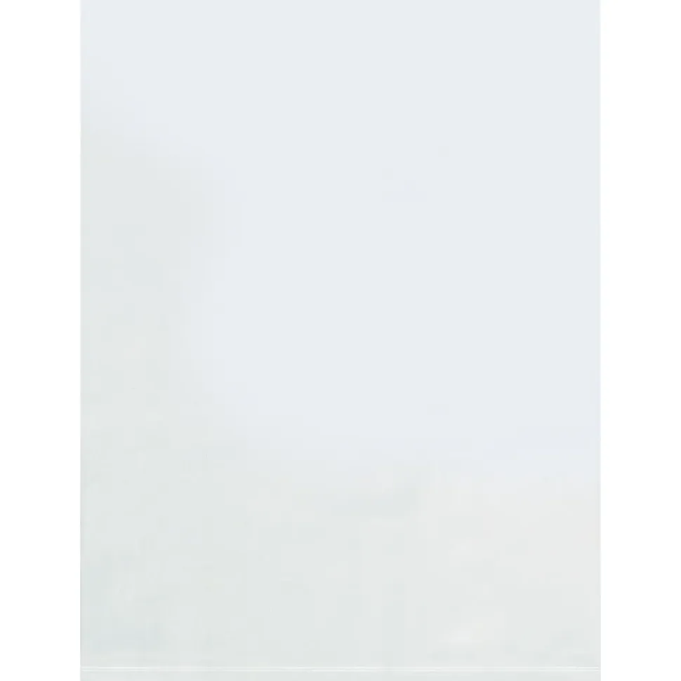 Partners Brand 3 Mil Flat Poly Bags, 10" x 12", Clear, Case Of 1000