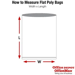 Partners Brand 3 Mil Flat Poly Bags, 10" x 12", Clear, Case Of 1000