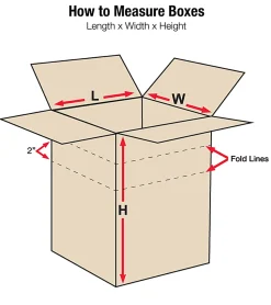 Partners Brand Multi-Depth Corrugated Boxes, 12" x 24" x 24", Kraft, Pack Of 10