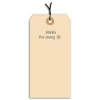 Partners Brand Prestrung Manila Shipping Tags, 13 Point, #7, 5 3/4" x 2 7/8", Box Of 1,000