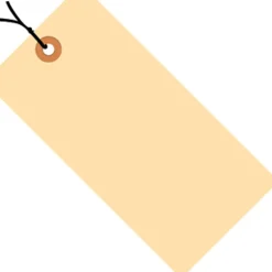 Partners Brand Prestrung Manila Shipping Tags, 13 Point, #5, 4 3/4" x 2 3/8", Box Of 1,000