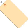 Partners Brand Prewired Manila Shipping Tags, 13 Point, #5, 4 3/4" x 2 3/8", Box Of 1,000