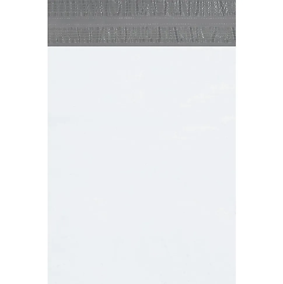 Partners Brand Returnable Poly Mailers, 12" x 15 1/2", White, Case Of 100
