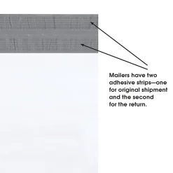 Partners Brand Returnable Poly Mailers, 12