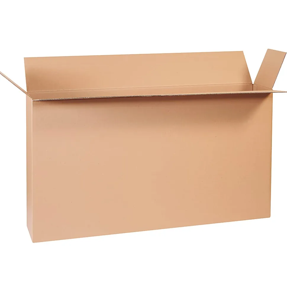Partners Brand Side-Loading Boxes, 24"H x 8"W x 48"D, Kraft, Bundle Of 10
