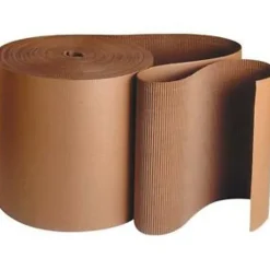 Partners Brand Singleface Corrugated Roll, 1/4", 12" x 250'