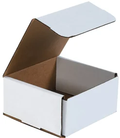 Partners Brand White Corrugated Mailers, 6