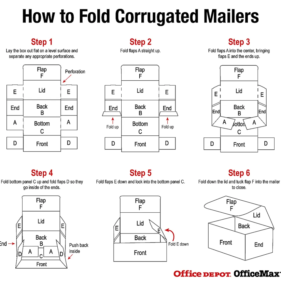Partners Brand White Literature Mailers, 17 1/8" x 11 1/8" x 3", Pack Of 50