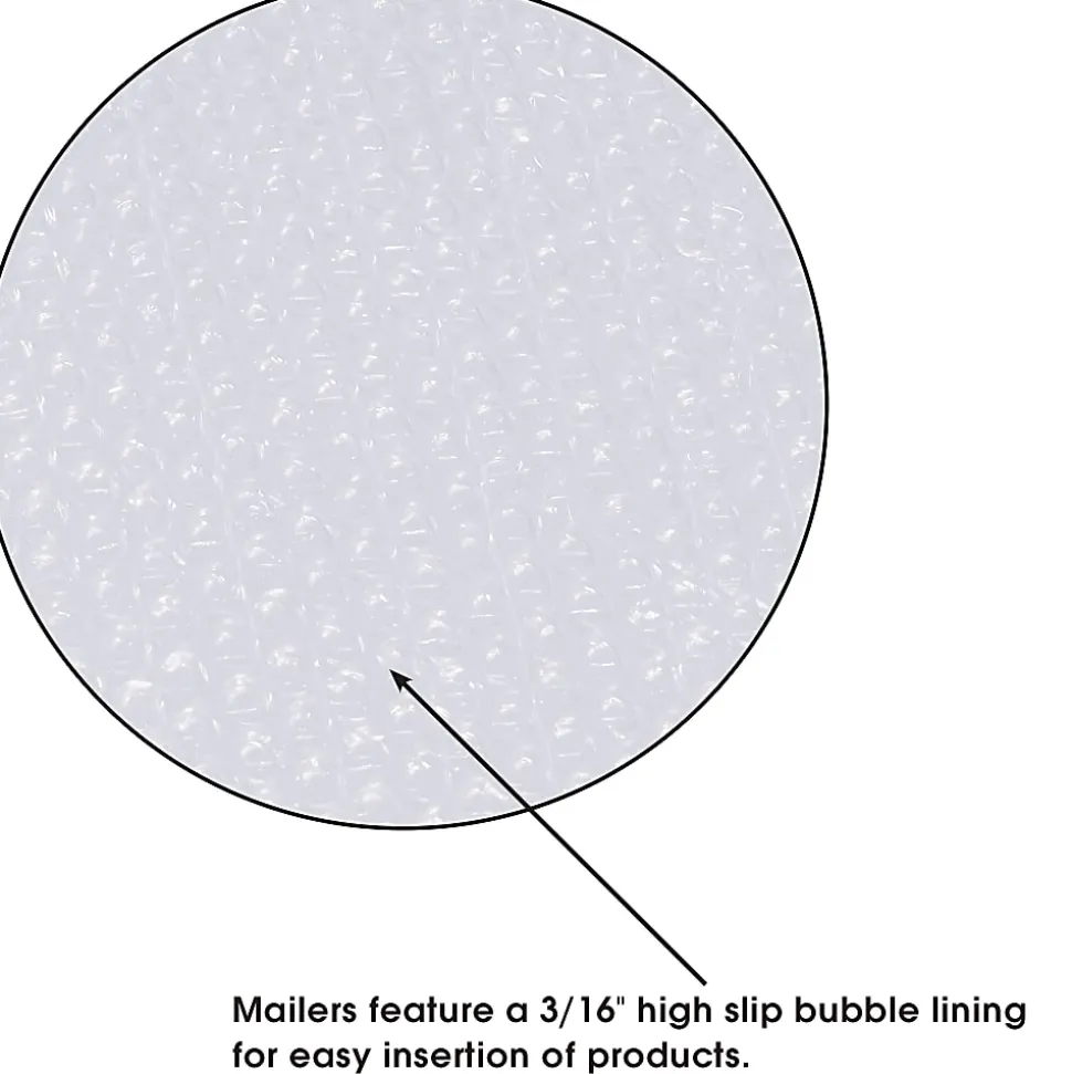 Partners Brand White Self-Seal Bubble Mailers, #4, 9 1/2" x 14 1/2", Pack Of 100