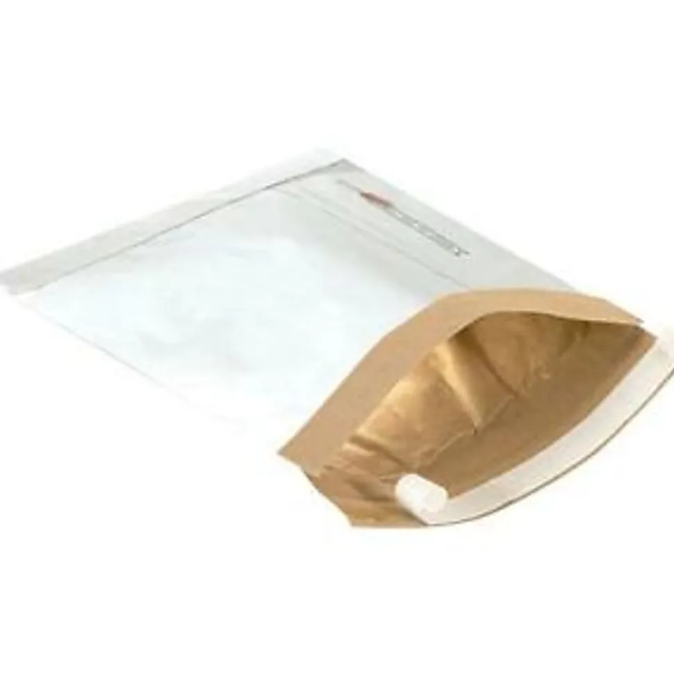 Partners Brand White Self-Seal Padded Mailers, #0, 6" x 10", Pack Of 25