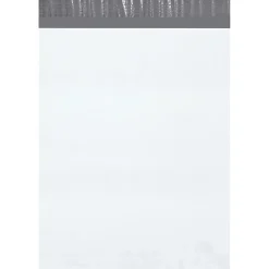 Partners Brand 12" x 15-1/2" Poly Mailers, White, Case Of 500 Mailers