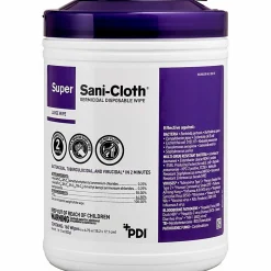 PDI Super Sani-Cloth Germicidal Disposable Wipes, Pack Of 12 Wipes