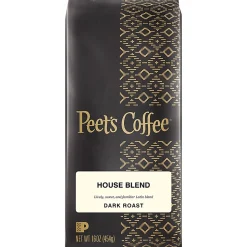 Peet's® Coffee & Tea Ground Coffee, House Blend, 1 Lb Per Bag