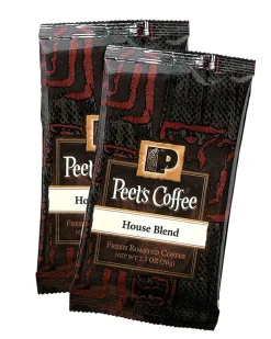 Peet's® Coffee & Tea Single-Serve Coffee Packets, House Blend, Carton Of 18