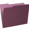 Pendaflex® 1/3-Cut Color Interior Folders, Letter Size, Burgundy, Box Of 100