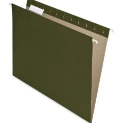 Pendaflex® Earthwise® Hanging File Folders, Letter Size, 100% Recycled, Green, Pack Of 25 Folders