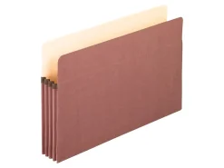 Pendaflex® Earthwise® Manila Expanding File Pocket, 3 1/2" Expansion, 9 1/2" x 14 3/4", Dark Brown, Pack Of 25