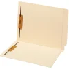Pendaflex® End-Tab Fastener Folders, Letter Size, 100% Recycled, Manila, Pack Of 50 Folders