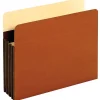 Pendaflex® File Pockets, Heavy-Duty, Extra-Wide Accordion, Letter Size, 3 1/2" Expansion, Brown, Box Of 10