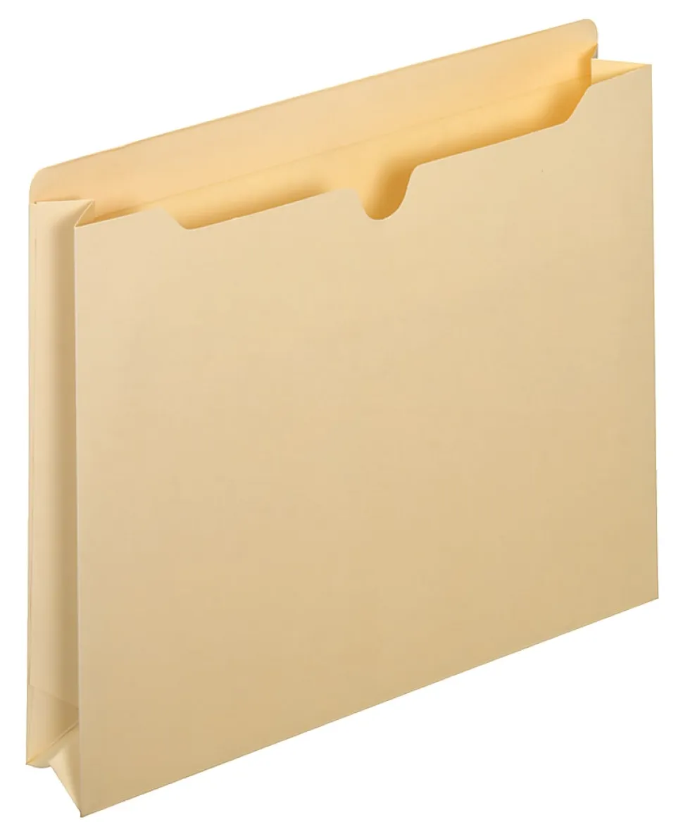 Pendaflex® File Pockets, Reinforced, Expanding, Letter Size, Manila, Pack Of 10