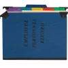 Pendaflex® Hanging-Style Personnel File Folder, 2" Expansion, 9-1/2" x 11-3/4", Letter Size, Blue