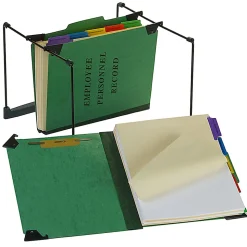 Pendaflex® Hanging Style Personnel Folder, 9 1/2" x 11 3/4", 2" Expansion, Green