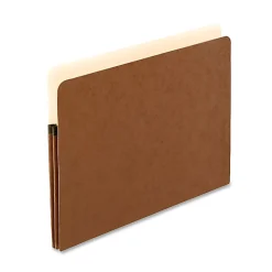 Pendaflex Oxford Standard Expanding Vertical File Pockets, Letter Size, 1 3/4" Expansion, 30% Recycled, Red, Pack Of 25