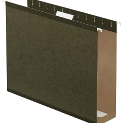 Pendaflex® Premium Reinforced Extra-Capacity Hanging Folders, 3" Expansion, Letter Size, Green, Pack Of 25