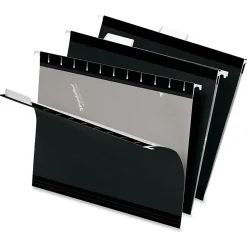Pendaflex® Premium Reinforced Color Hanging Folders, Legal Size, Black, Pack Of 25