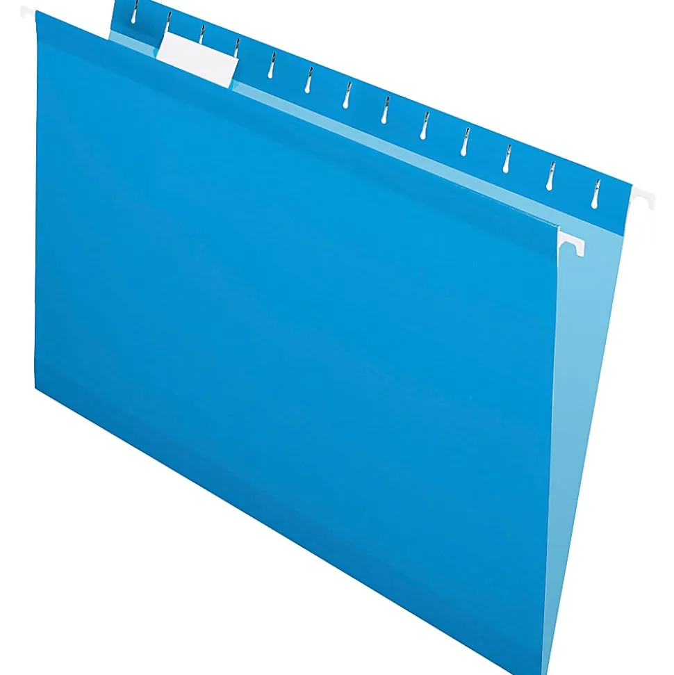 Pendaflex® Premium Reinforced Color Hanging File Folders, Legal Size, Blue, Pack Of 25 Folders