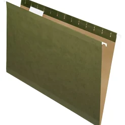 Pendaflex® Premium Reinforced Hanging Folders, 1/5 Cut, Legal Size, Standard Green, Pack Of 25