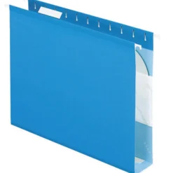 Pendaflex® Premium Reinforced Color Extra-Capacity Hanging Folders, Letter Size, Blue, Pack Of 25