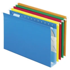 Pendaflex® Premium Reinforced Color Extra-Capacity Hanging Folders, Legal Size, Assorted Colors (No Color Choice), Pack Of 25