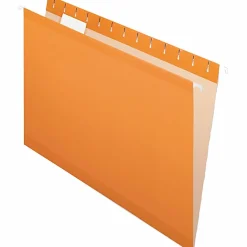 Pendaflex® Premium Reinforced Color Hanging Folders, Legal Size, Orange, Pack Of 25