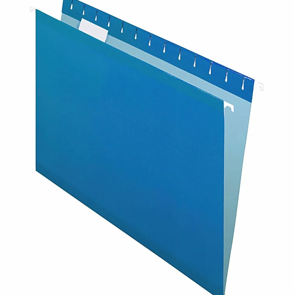 Pendaflex® Premium Reinforced Color Hanging File Folders, Letter Size, Blue, Pack Of 25 Folders