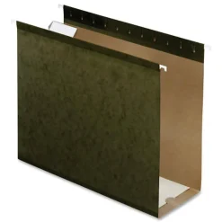 Pendaflex® Premium Reinforced Extra-Capacity Hanging  File Folders, 4" Expansion, Letter Size, Green, Pack Of 25 Folders