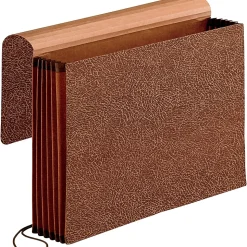 Pendaflex® Reinforced Expanding Wallet, Legal Size, 5 1/4" Expansion, Red, Pack Of 5