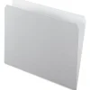 Pendaflex® Straight-Cut Color File Folders, Letter Size, Gray, Box Of 100
