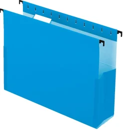 Pendaflex® SureHook® Pocket Reinforced Box Files, 3" Expansion, Letter Size, Blue, Pack Of 25
