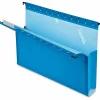 Pendaflex® SureHook® Pocket Reinforced Box Files, 2" Expansion, Letter Size, Blue, Pack Of 25