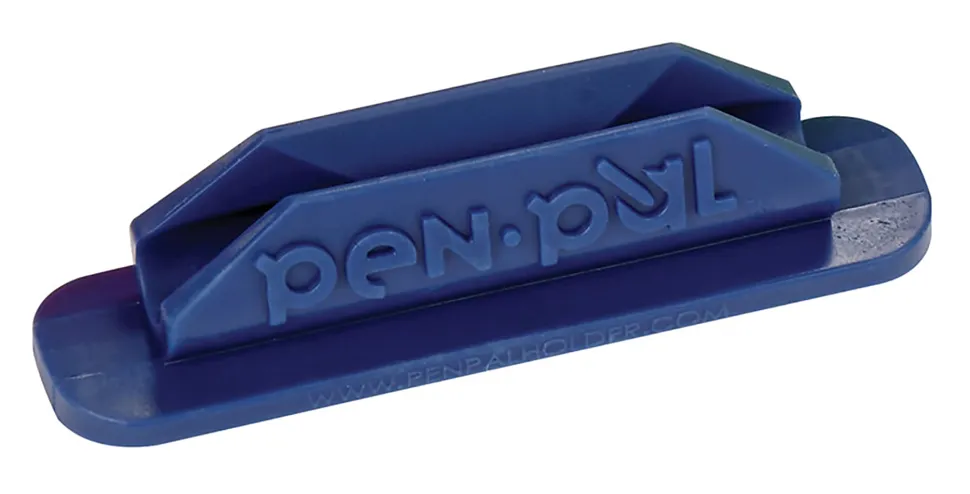 Pen Pal Pen and Pencil Holder, Writing Organizer for Home, School and Office, 4 Assorted Colors, 2-5/8" x 5/8", 12 Pack