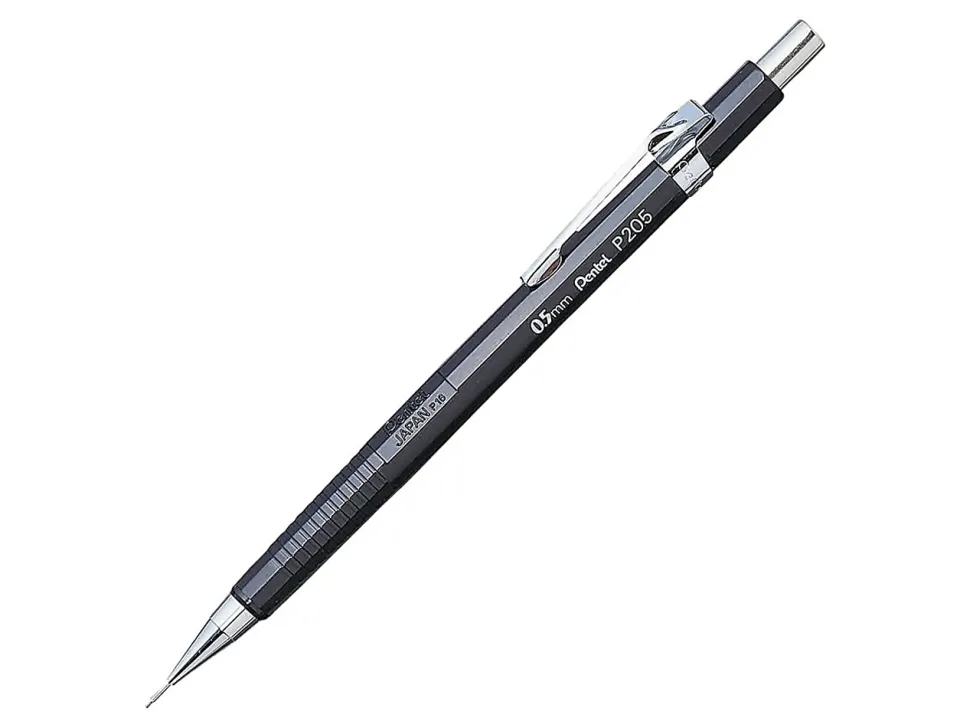 Pentel® Automatic Sharp™ Mechanical Pencils, 0.5 mm, Black, Pack Of 2