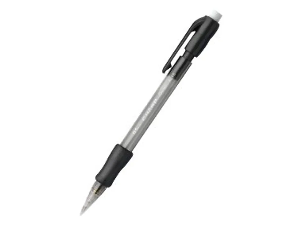 Pentel® Champ Mechanical Pencils, #2 Lead, Fine Point, 0.5 mm, Black Barrel, Pack Of 12