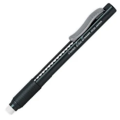 Pentel® Clic Erasers®, Black Barrel, Pack Of 12