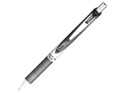Pentel® Energel® Deluxe RTX Gel Pens, Medium Point, 0.7 mm, Assorted Barrels, Black Ink, Pack Of 3